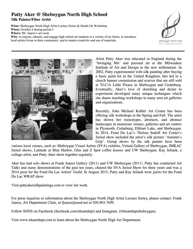 SHNS Artist Lecture TEMPLATE